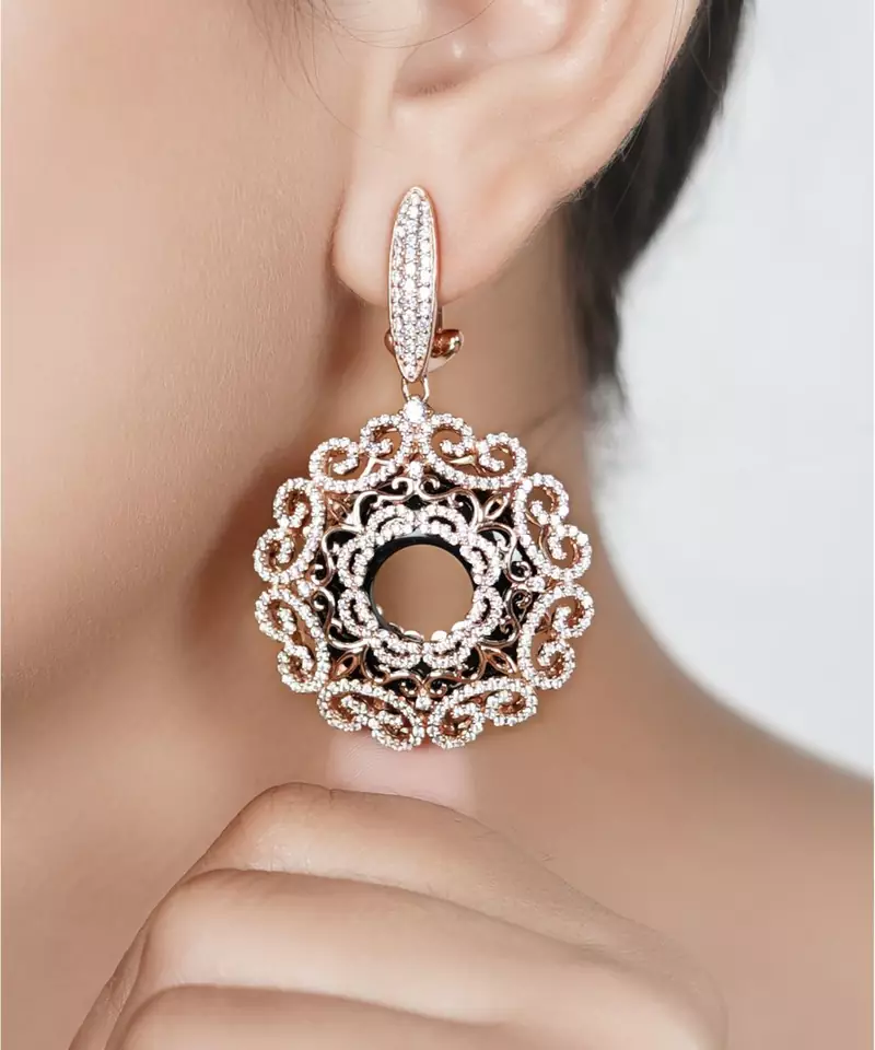 Sangeeta Boochra Silver Earrings