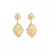 Sangeeta Boochra Silver Earrings With Gold Plating