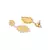 Sangeeta Boochra Silver Earrings With Gold Plating