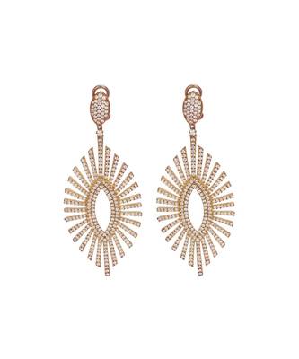 Sangeeta Boochra Silver Earrings With Gold Plating 4