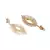 Sangeeta Boochra Silver Earrings With Gold Plating