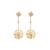 Sangeeta Boochra Silver Earrings With Gold Plating