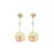 Sangeeta Boochra Silver Earrings With Gold Plating
