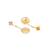 Sangeeta Boochra Silver Earrings With Gold Plating