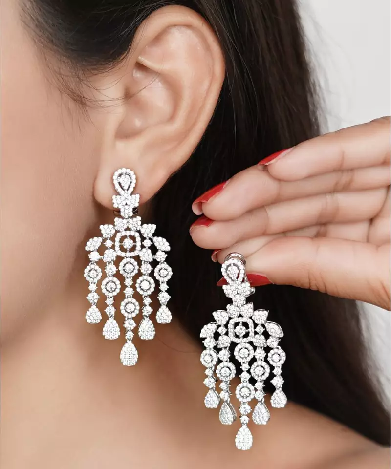 Sangeeta Boochra Silver Earrings