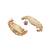 Sangeeta Boochra Silver Earrings With Gold Plating
