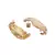 Sangeeta Boochra Silver Earrings With Gold Plating