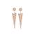 Sangeeta Boochra Silver Earrings With Gold Plating