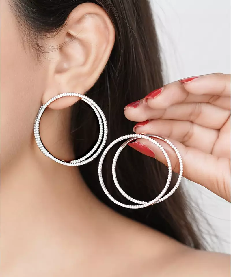 Sangeeta Boochra Silver Earrings