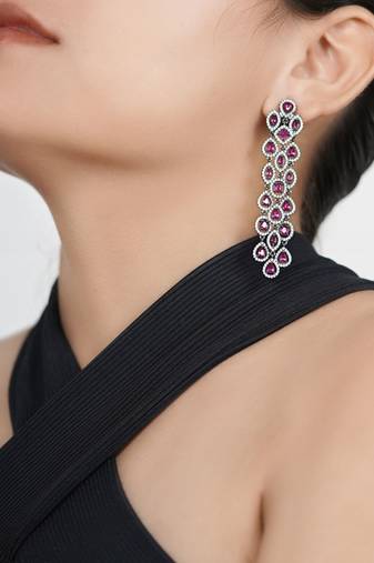 Sangeeta Boochra Silver Earrings