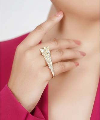 Sangeeta Boochra Silver Ring 1