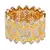 Sangeeta Boochra Silver Ring With Gold Plating