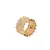 Sangeeta Boochra Silver Ring With Gold Plating