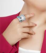 Sangeeta Boochra Silver Ring