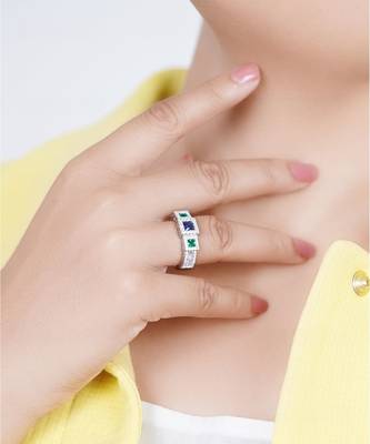 Sangeeta Boochra Silver Ring 1