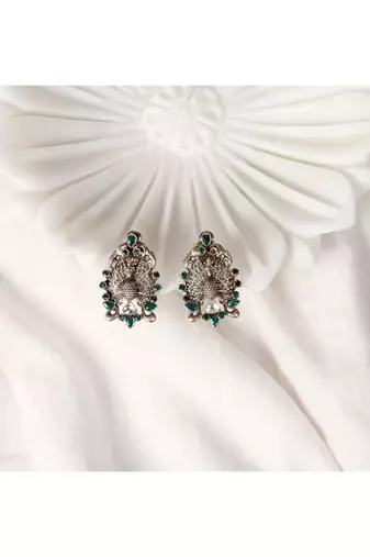 Sangeeta Boochra Silver Earrings