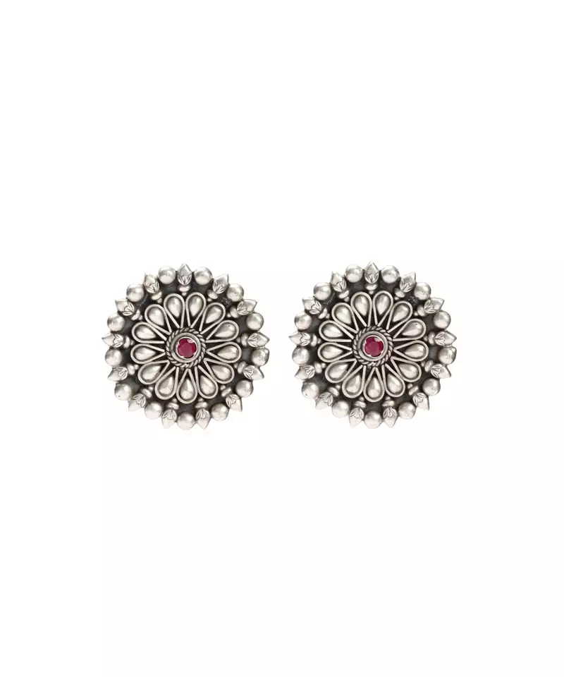 Sangeeta Boochra Silver Earrings