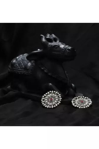 Sangeeta Boochra Silver Earrings