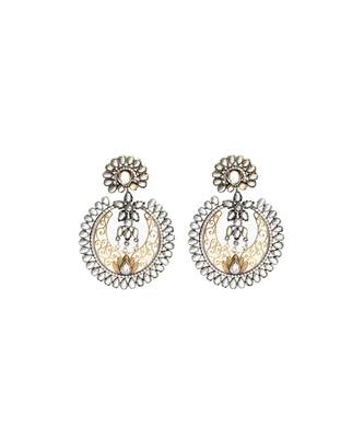 Sangeeta Boochra Silver Earrings 1