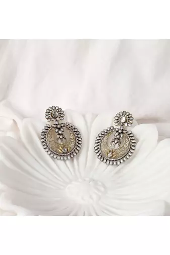 Sangeeta Boochra Silver Earrings