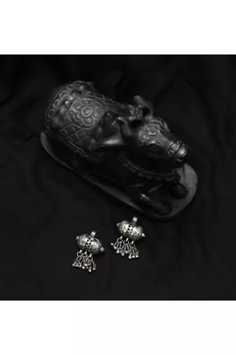 Sangeeta Boochra Silver Earrings