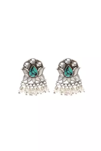 Sangeeta Boochra Silver Earrings