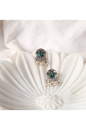 Sangeeta Boochra Silver Earrings