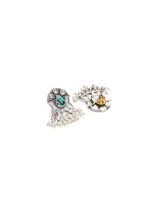 Sangeeta Boochra Silver Earrings 3