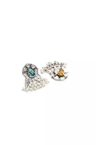 Sangeeta Boochra Silver Earrings