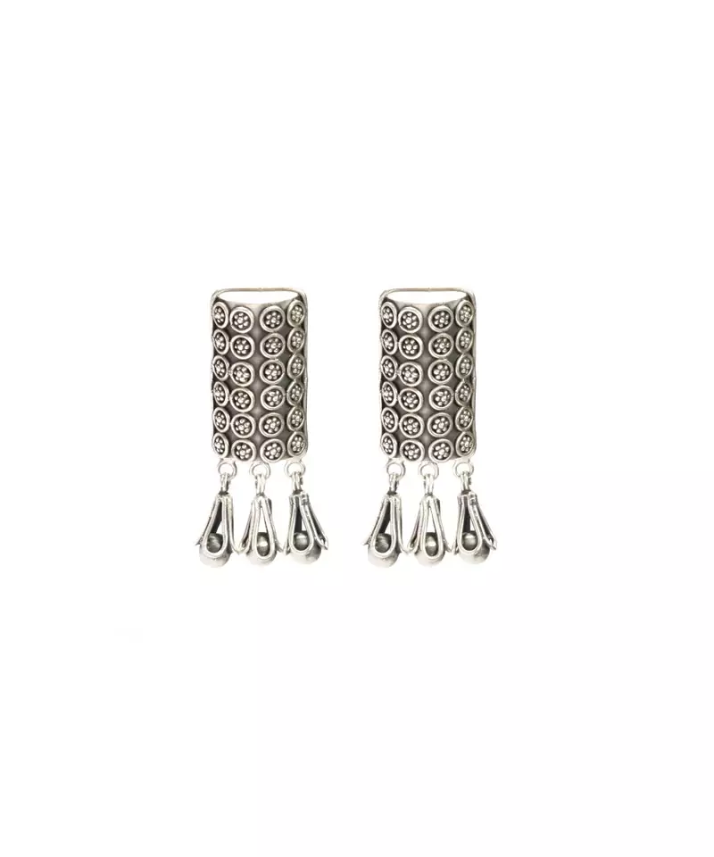 Sangeeta Boochra Silver Earrings