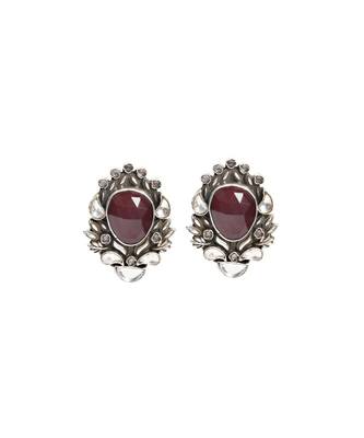 Sangeeta Boochra Silver Earrings 1