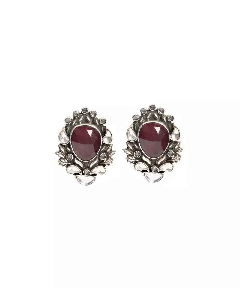 Sangeeta Boochra Silver Earrings