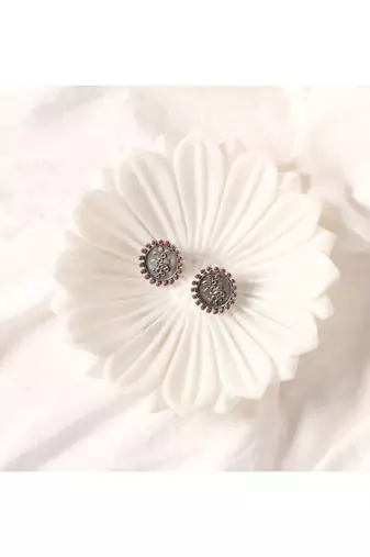 Sangeeta Boochra Silver Earrings