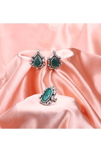 Sangeeta Boochra Silver Earrings