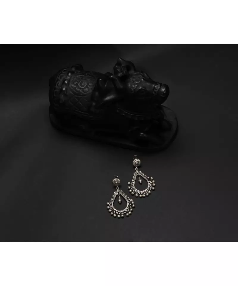 Sangeeta Boochra Silver Earrings