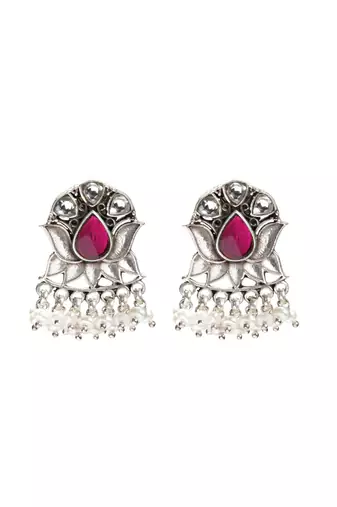Sangeeta Boochra Silver Earrings