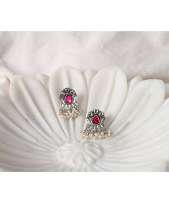 Sangeeta Boochra Silver Earrings 1