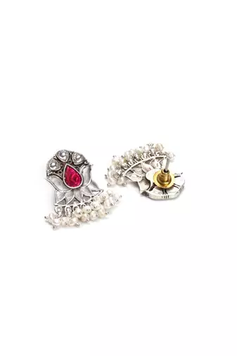 Sangeeta Boochra Silver Earrings
