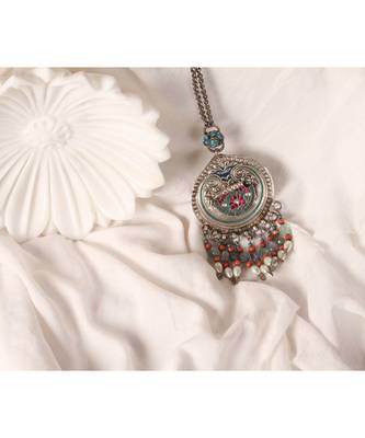 Sangeeta Boochra Silver Necklace 4