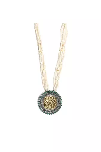 Sangeeta Boochra Silver Necklace