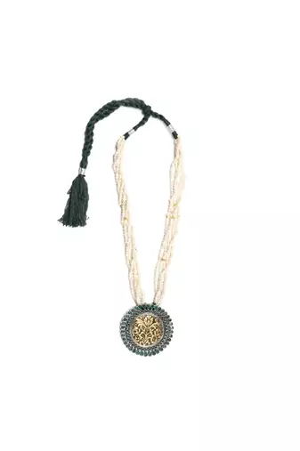 Sangeeta Boochra Silver Necklace