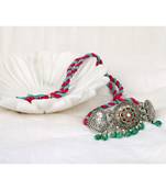 Sangeeta Boochra Silver Choker