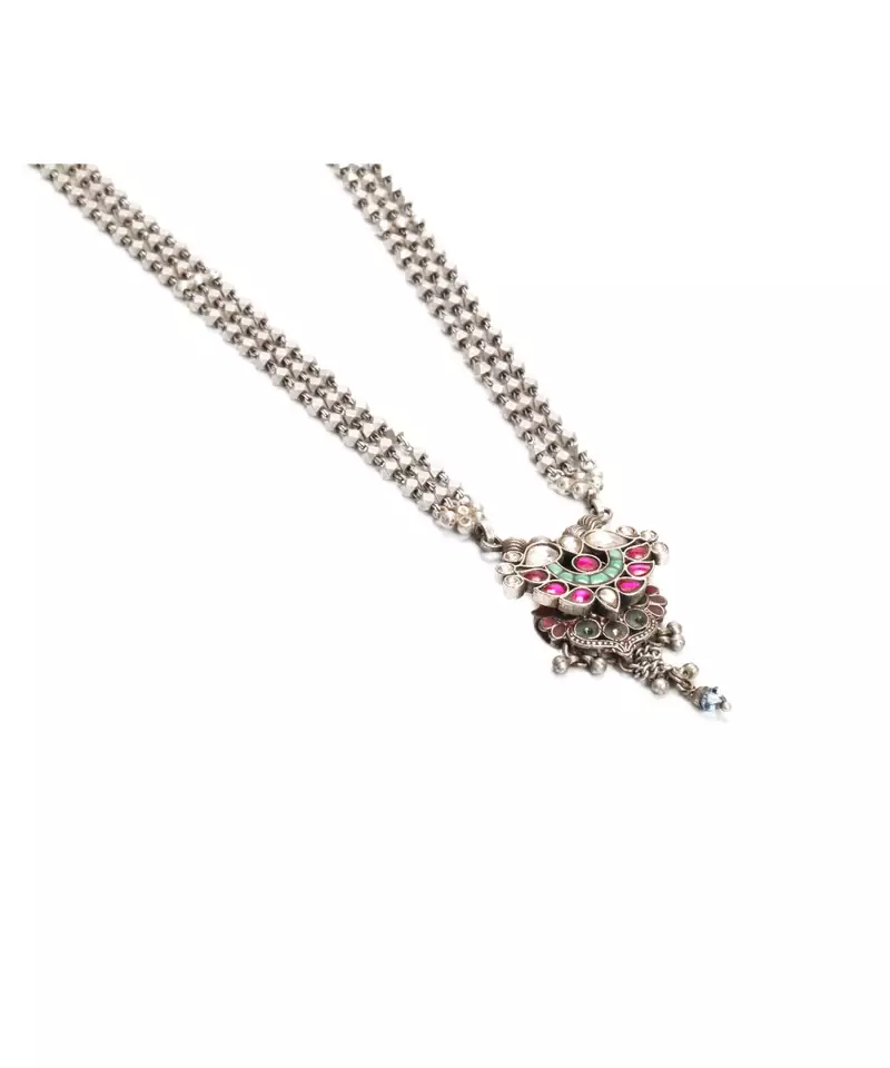 Sangeeta Boochra Silver Necklace