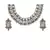 Sangeeta Boochra Silver Necklace And Earrings Set