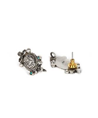 Sangeeta Boochra Silver Necklace And Earrings Set 4