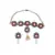 Sangeeta Boochra Silver Necklace And Earrings Set