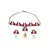 Sangeeta Boochra Silver Necklace And Earrings Set