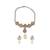 Sangeeta Boochra Silver Necklace And Earrings Set