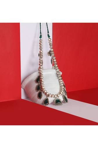 Sangeeta Boochra Silver Necklace