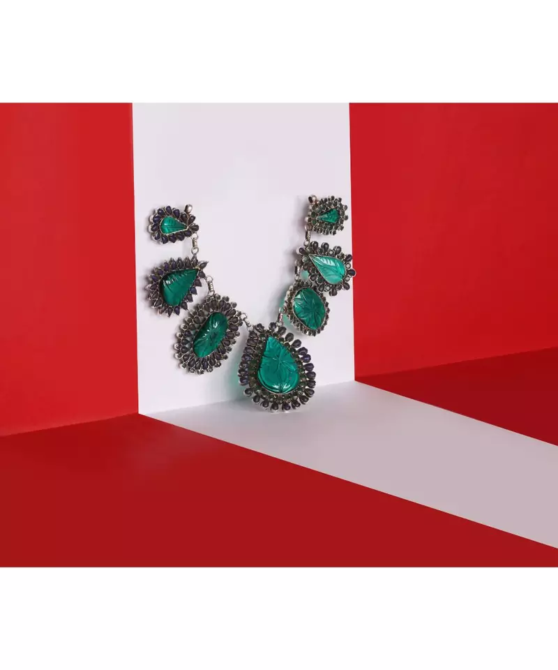 Sangeeta Boochra Silver Necklace